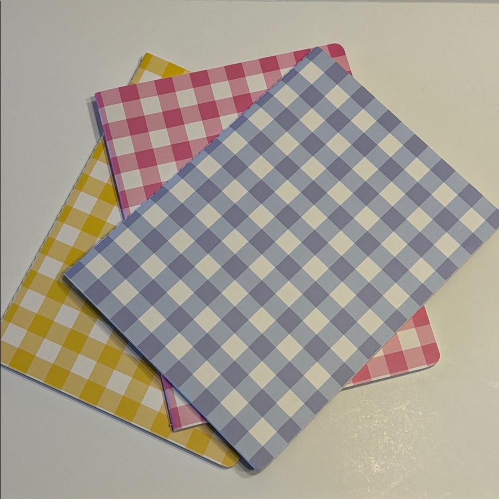 Draper James Gingham Journal Set of 3 - Picture 6 of 11